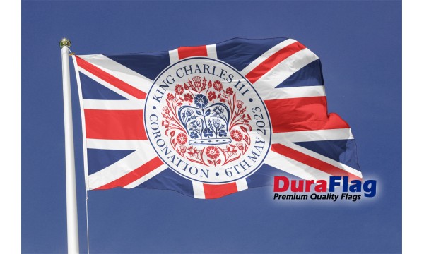 DuraFlag® King Charles III Coronation Logo (Union Background)